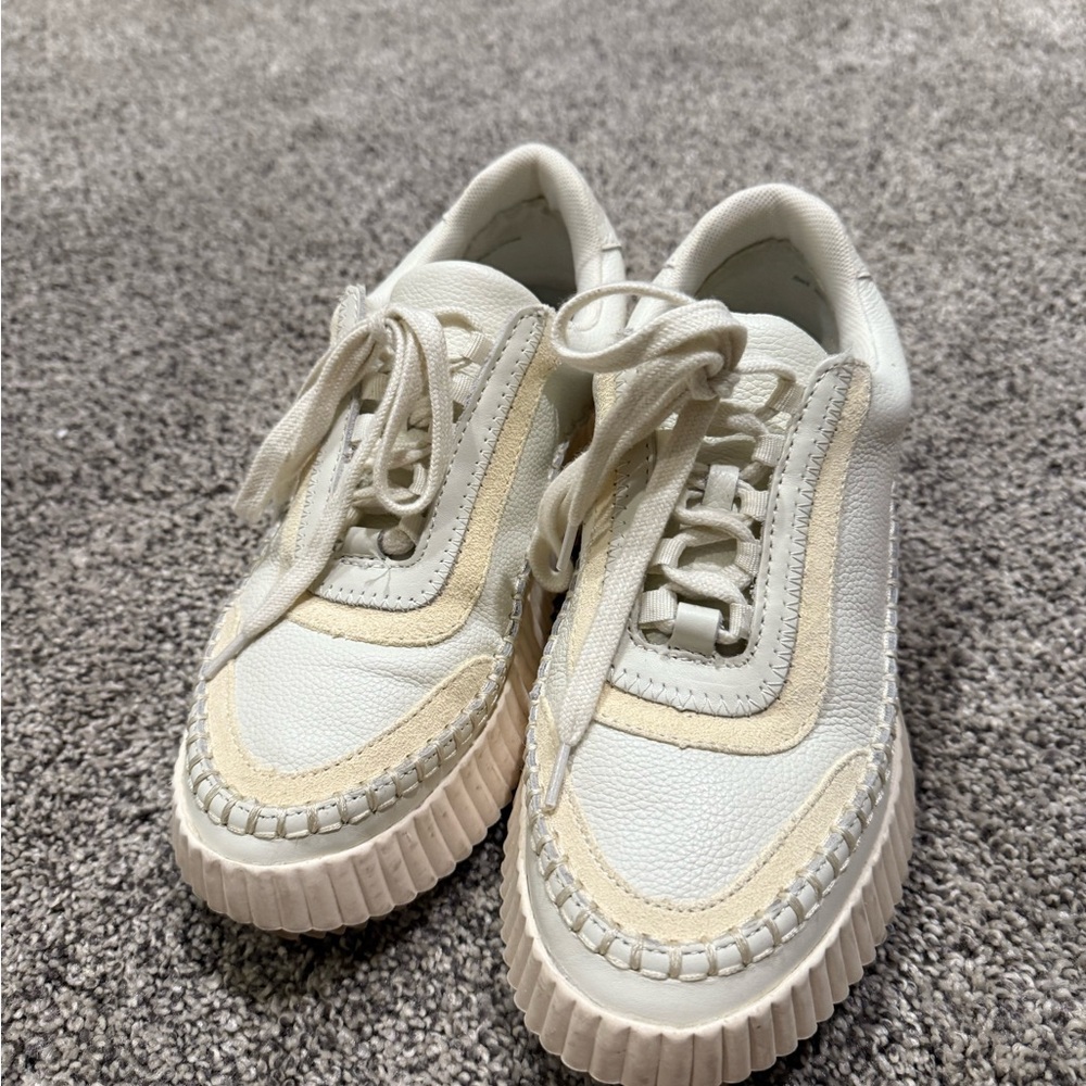 Dolce Vita Dolen White Women’s Sneakers